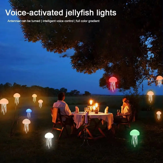 Dancing jellyfish lamp LED